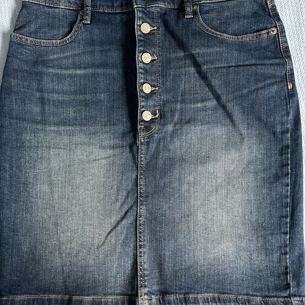Banana Republic Dark Blue Denim Skirt